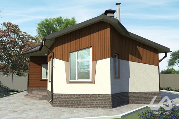 View from the garden