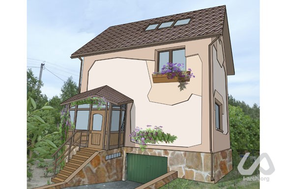 Ескіз вирішення дизайну фасада