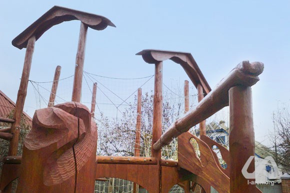 Realization. Part of  playground complex