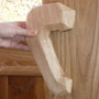 The handle for the front door of veranda. View from inside