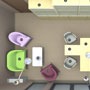 Isometric view of the CEO's office
