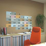 Realization. CEO's office. View of the wall-calendar